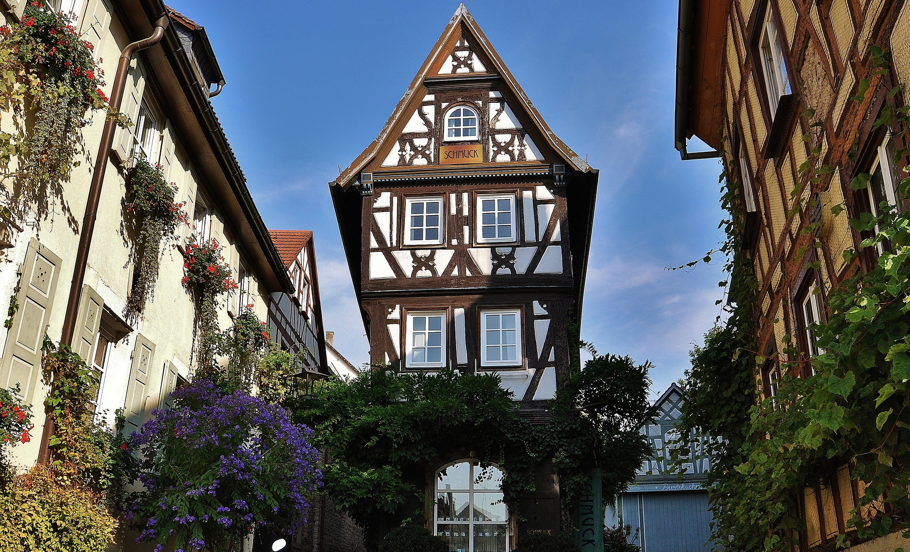 Une maison dans un village en Allemagne...