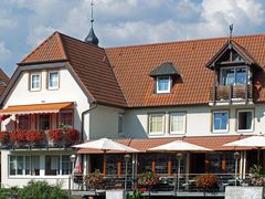 Une maison du centre-ville de Sinsheim en bord d'Elsenz