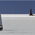 une mer blanche en plein midi .....