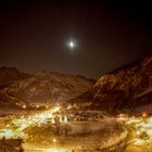 une nuit à Val d'Isère.