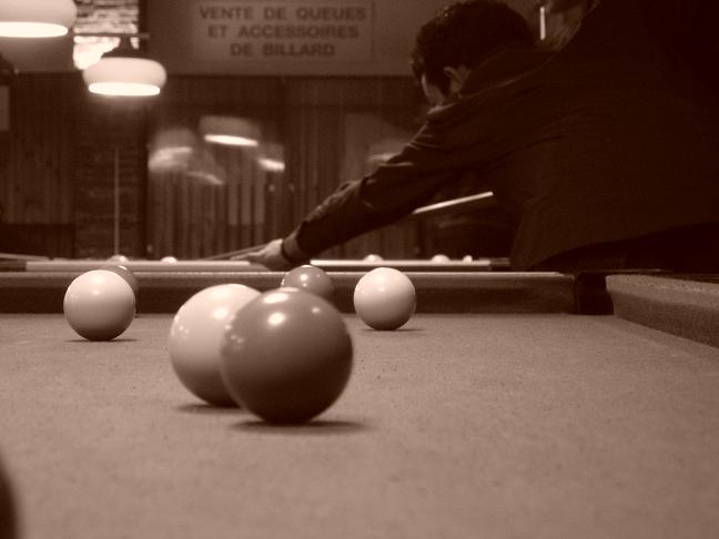 Une partie de billard...