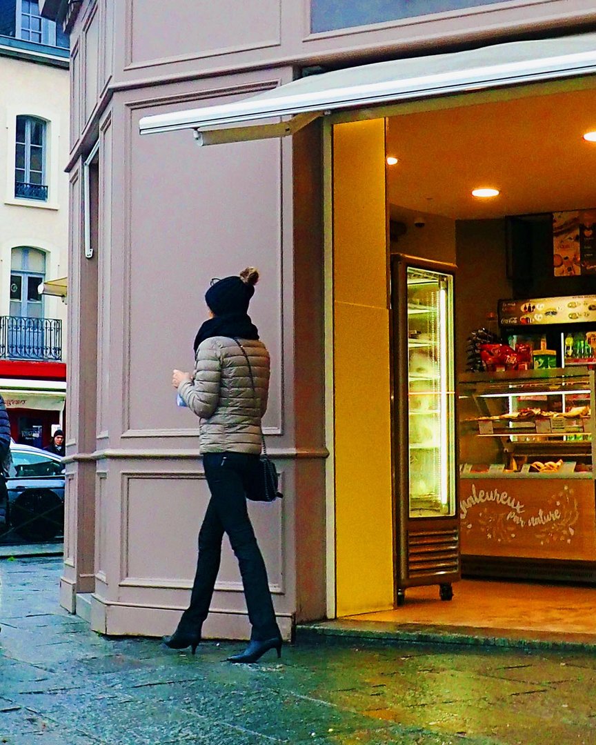 Une petite brioche bien chaude pour oublier la pluie...