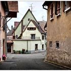 Une petite rue en Alsace
