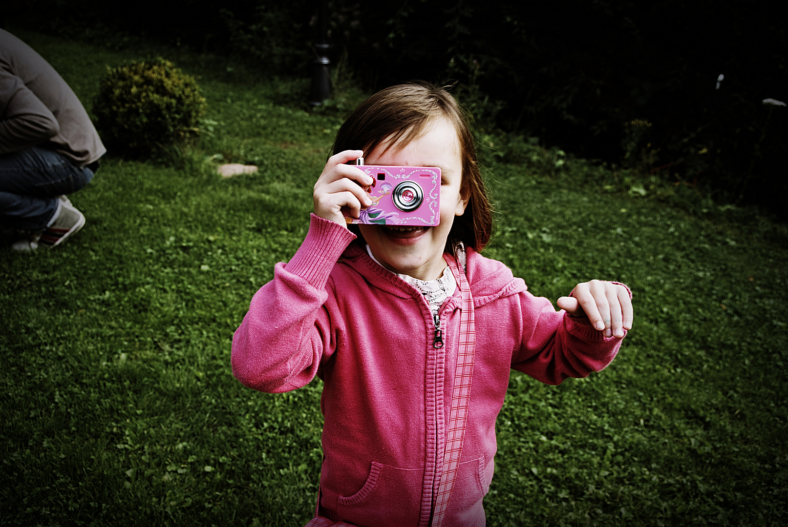 Une photographe en herbe...