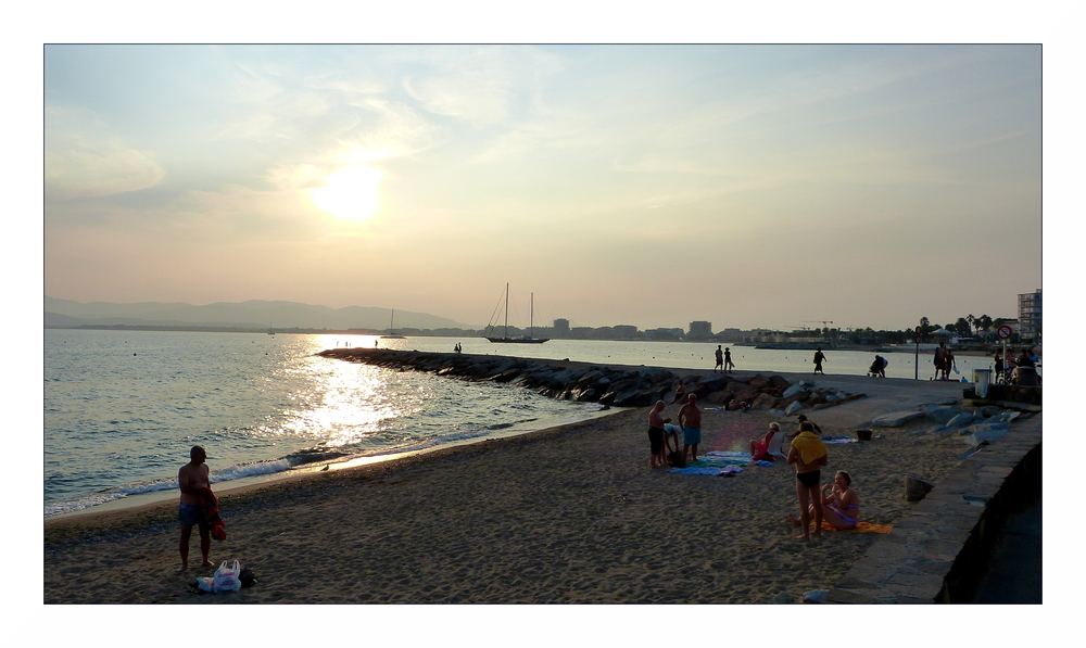 Une plage à SAINT-RAPHAEL