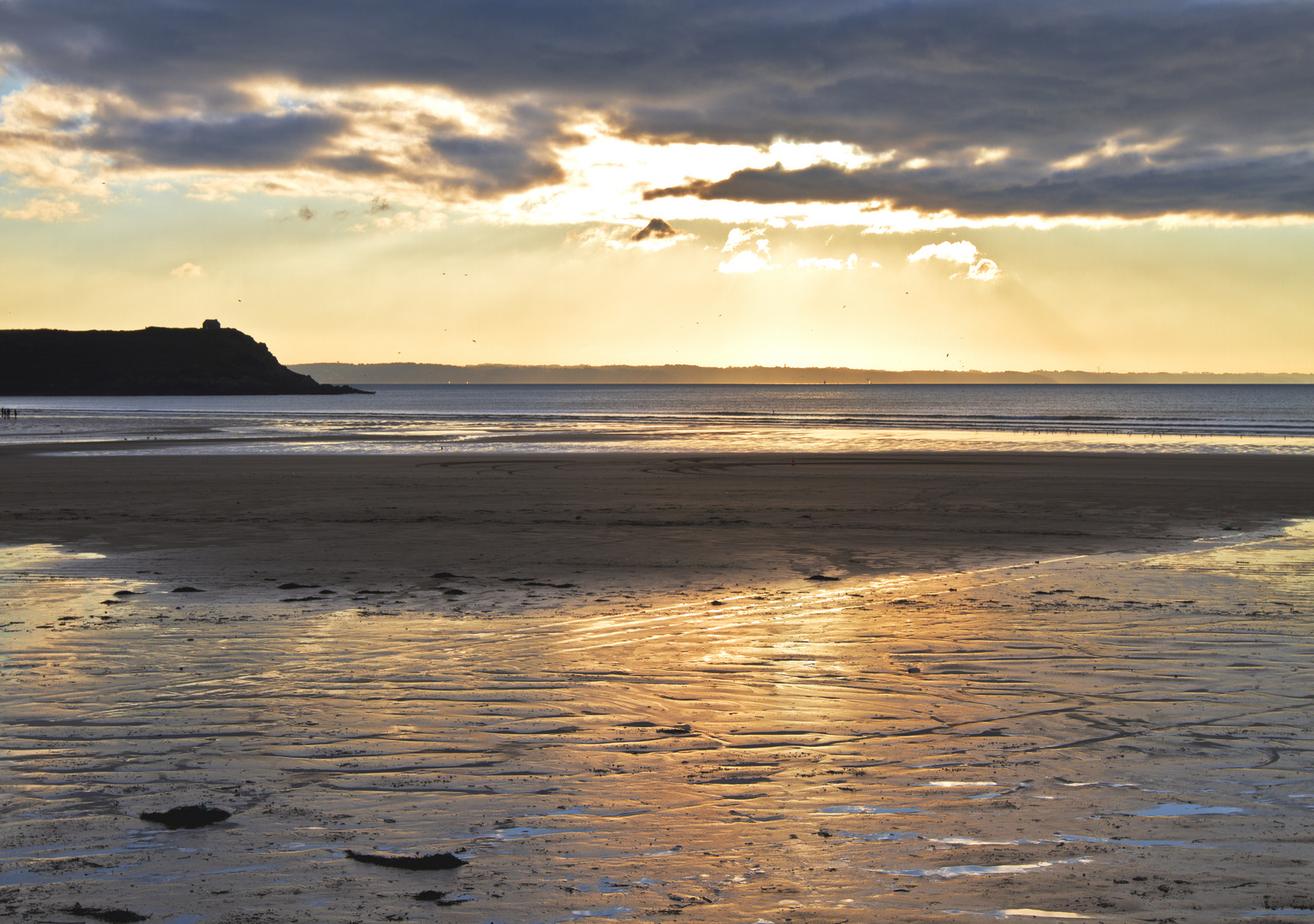 Une plage dans le Finistère, Bretagne