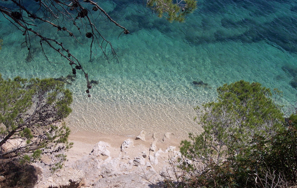 Une plage de Croatie