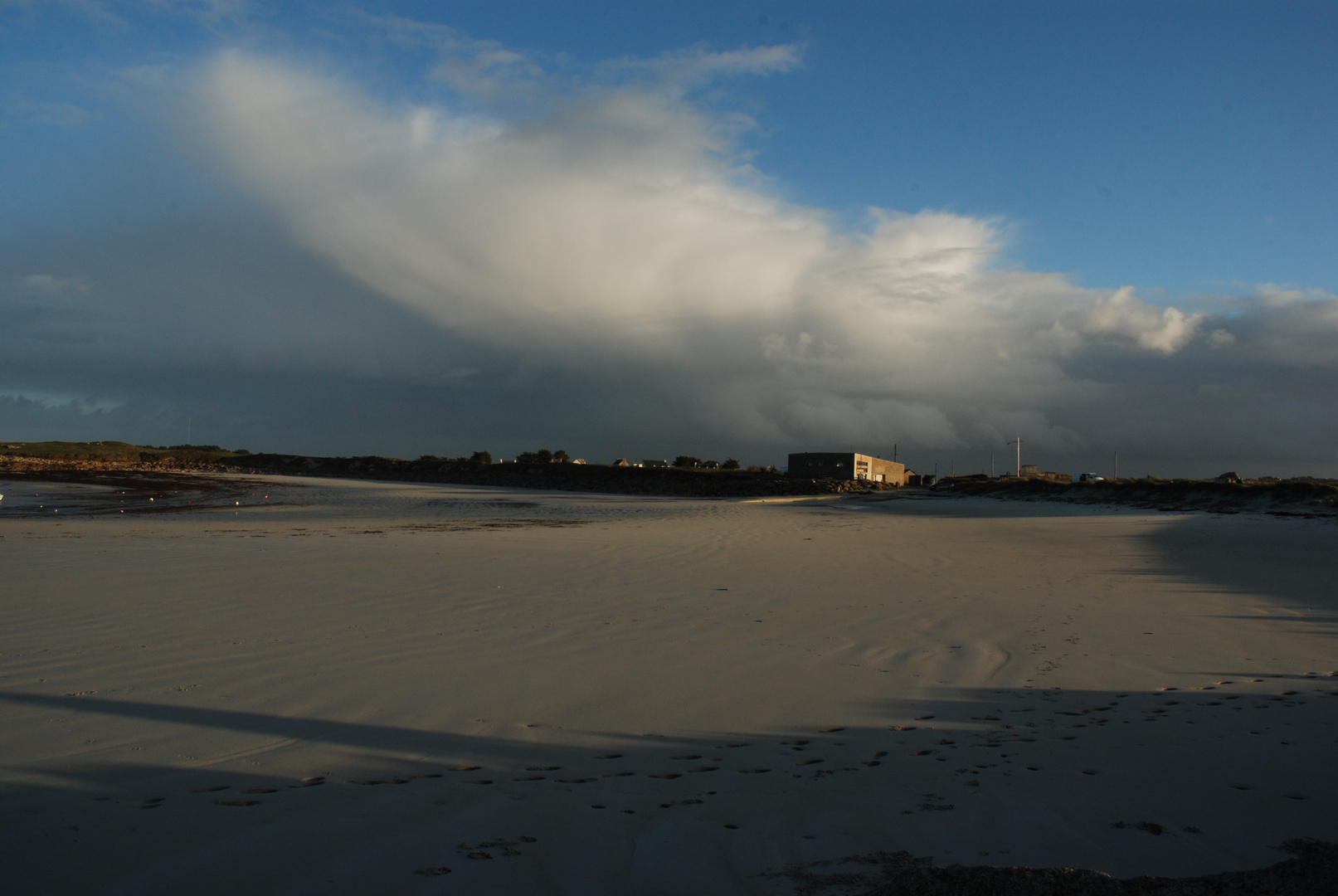 Une plage en hiver