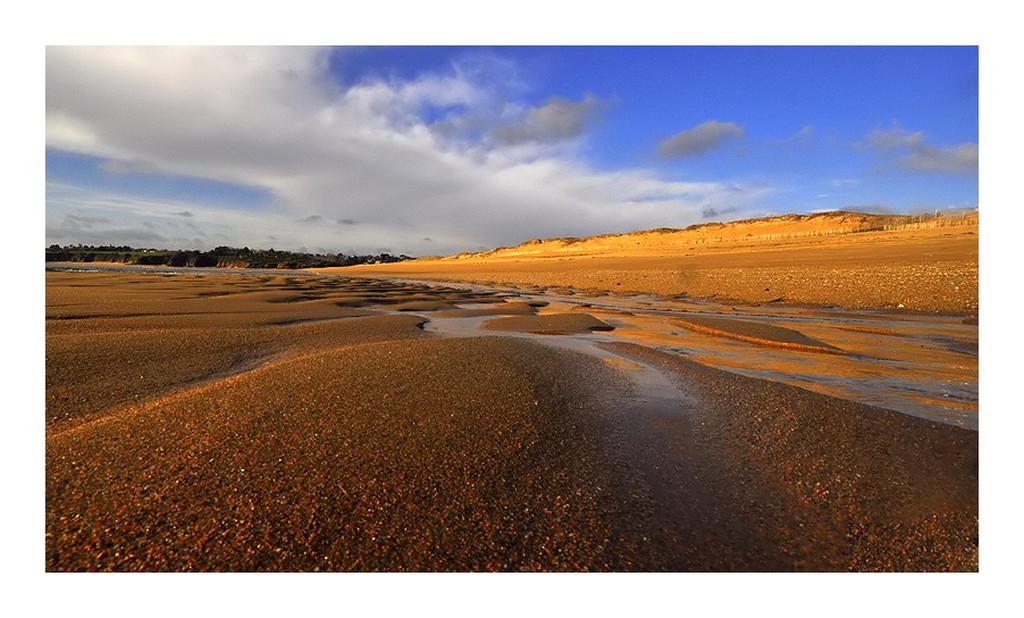 Une plage en hiver