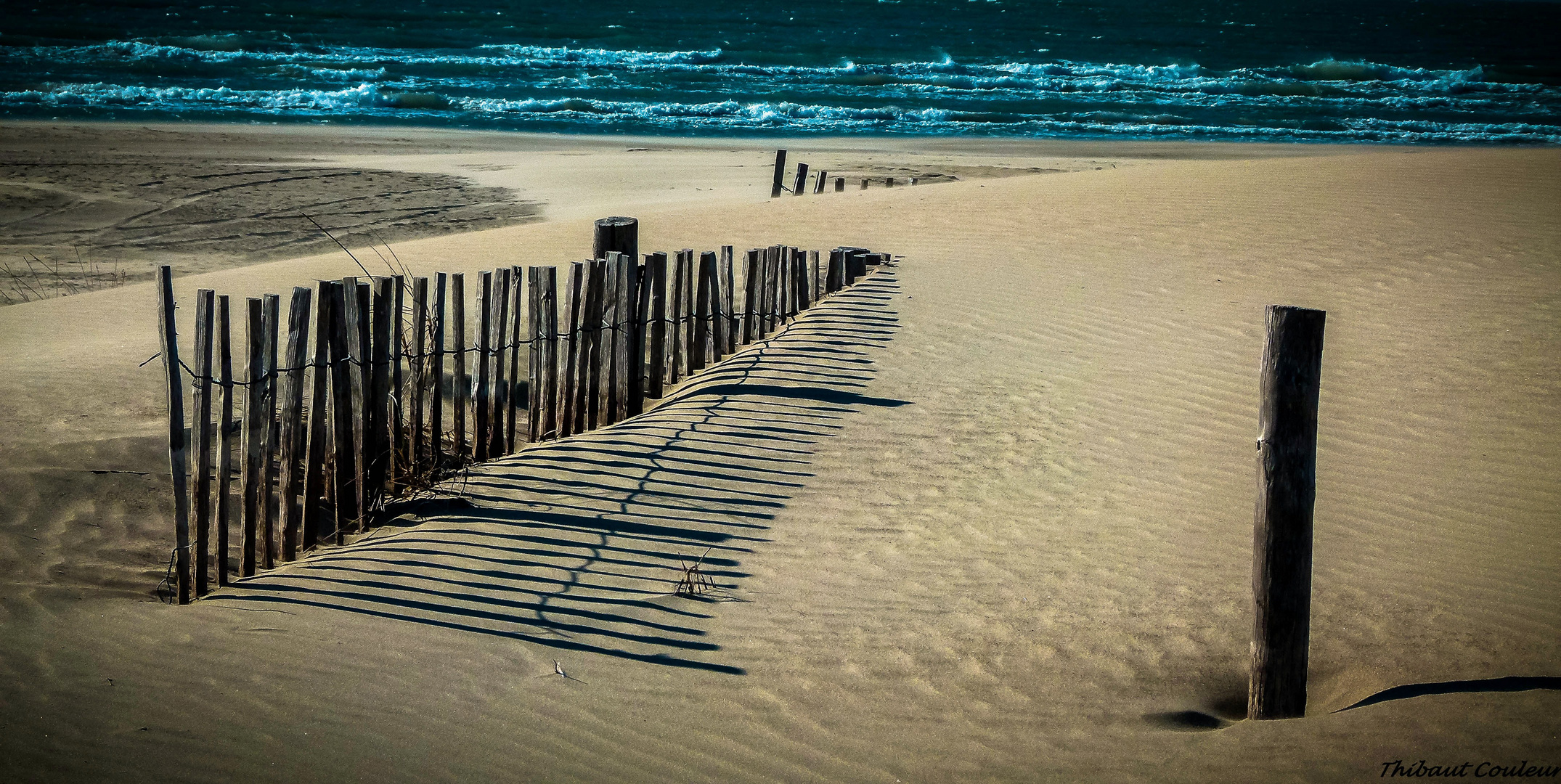 Une plage en hiver