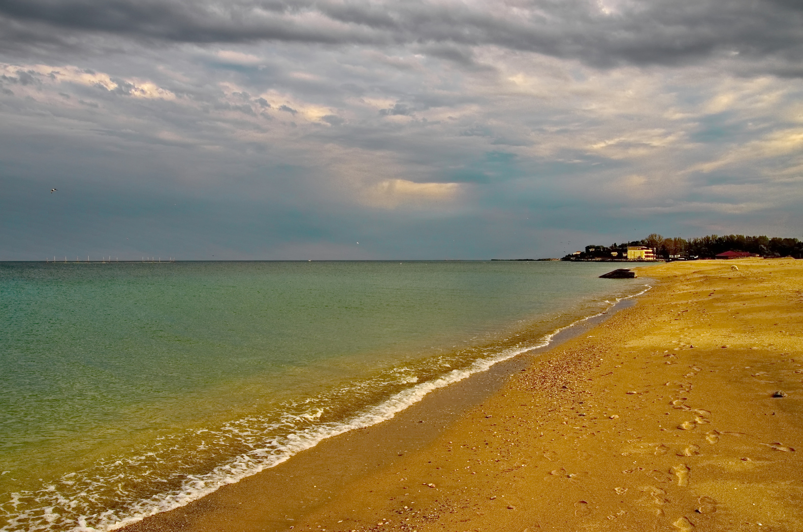 Une plage en novembre