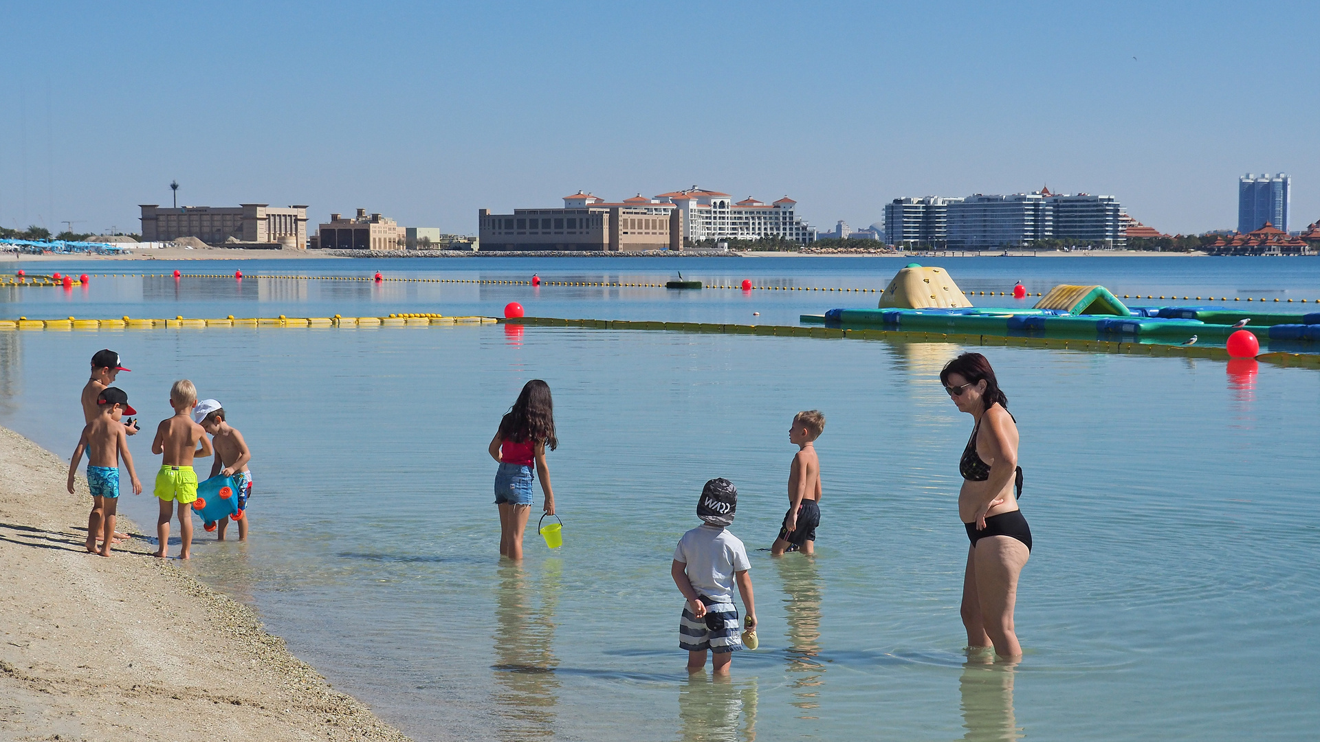 Une plage idéale pour les enfants