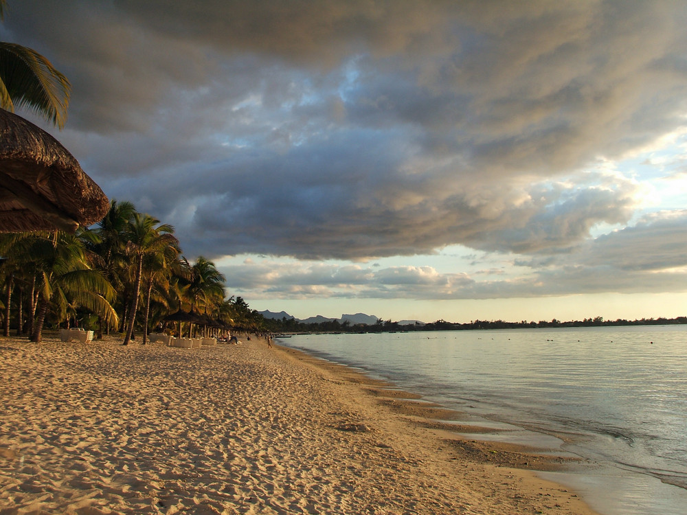 Une plage mauritienne