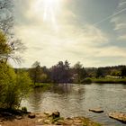 une rivière au printemps