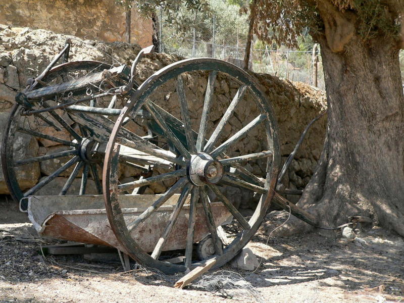 une roue de charette...irgend wo auf Mallorca