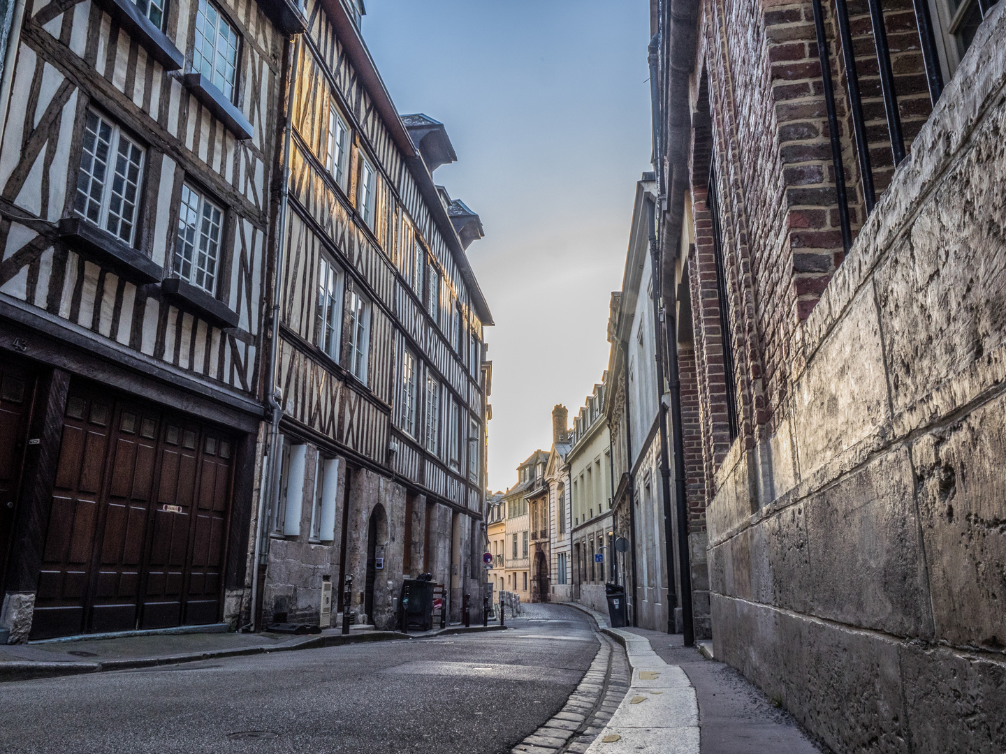 une rue de Rouen