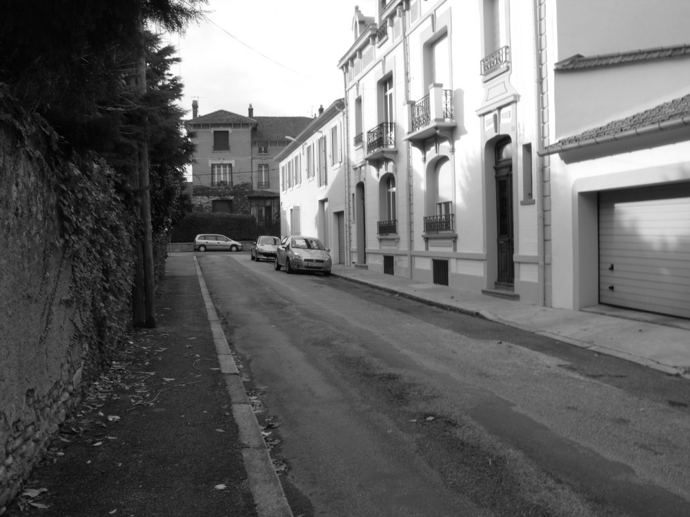 une rue en automne