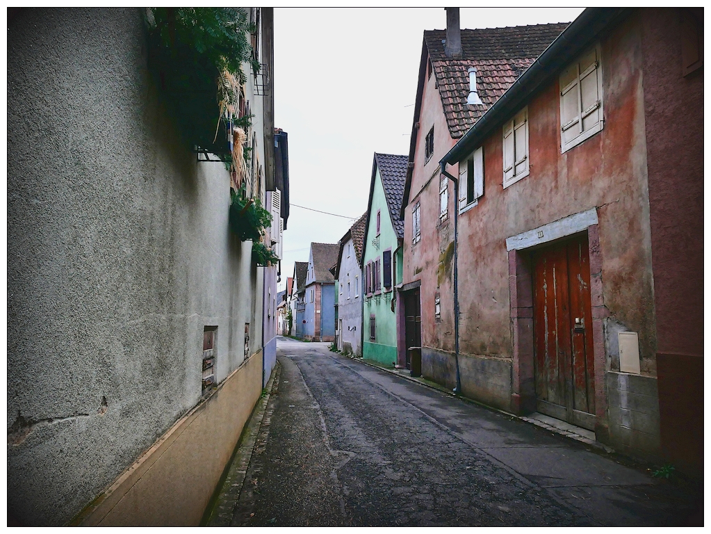 Une rue en hiver