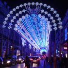 une rue illuminée à Lille