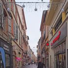 Une rue piétonne dans le centre de Montauban