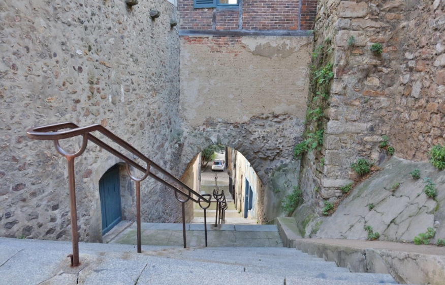 Une ruelle du Vieux Mans (Sarthe)