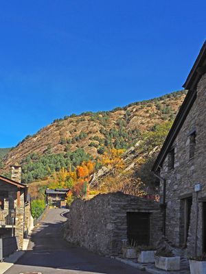 Une ruelle du village d’Ordino - Andorre