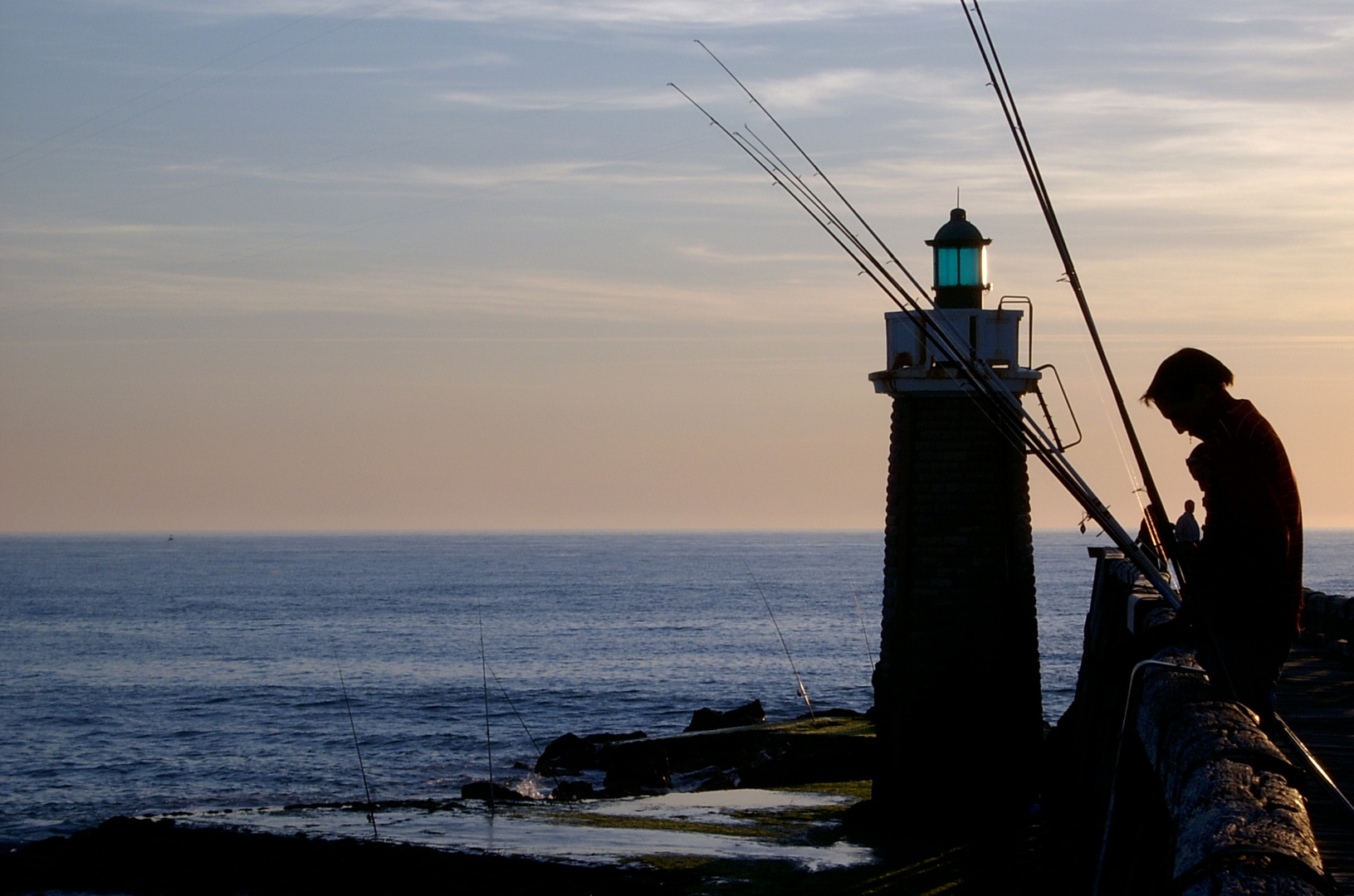 une soirée de pêche