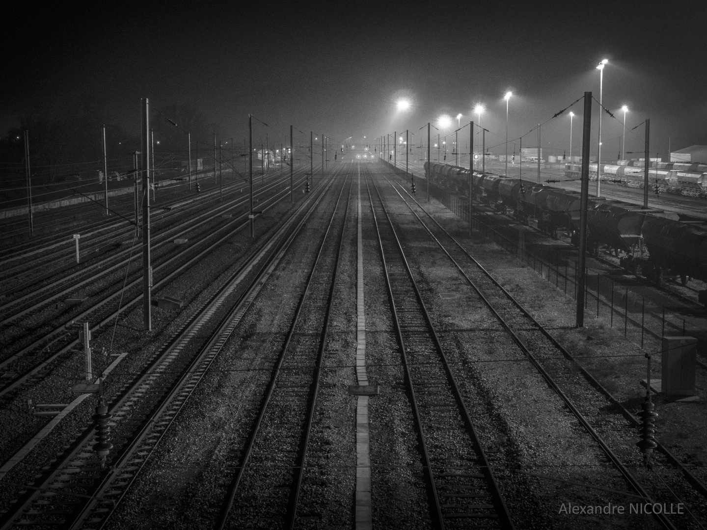 Une soirée hivernale en route pour Paris