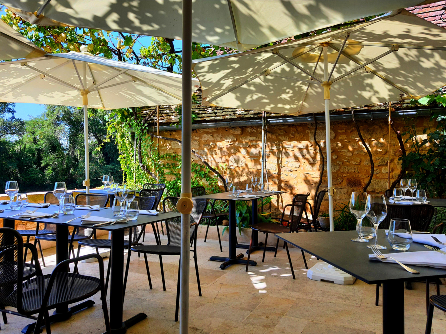 Une terrasse en Dordogne 