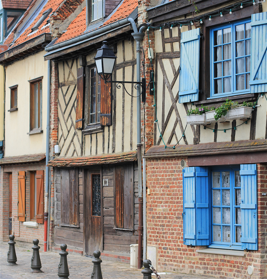 Une très vieille maison au quartier Saint Leu à Amiens