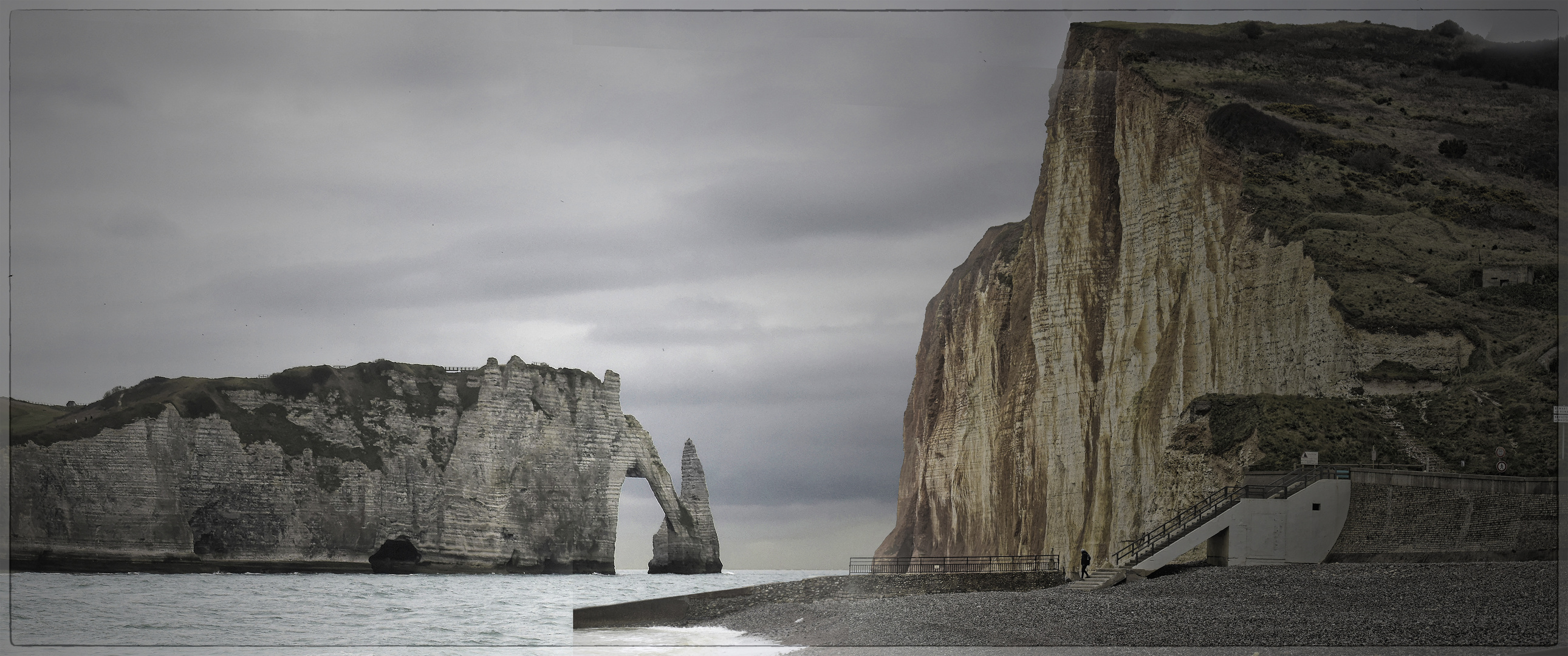 Une vision d'Etretat