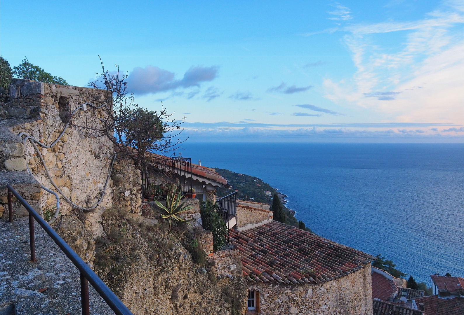 Une vue à partir du Château de Roquebrune