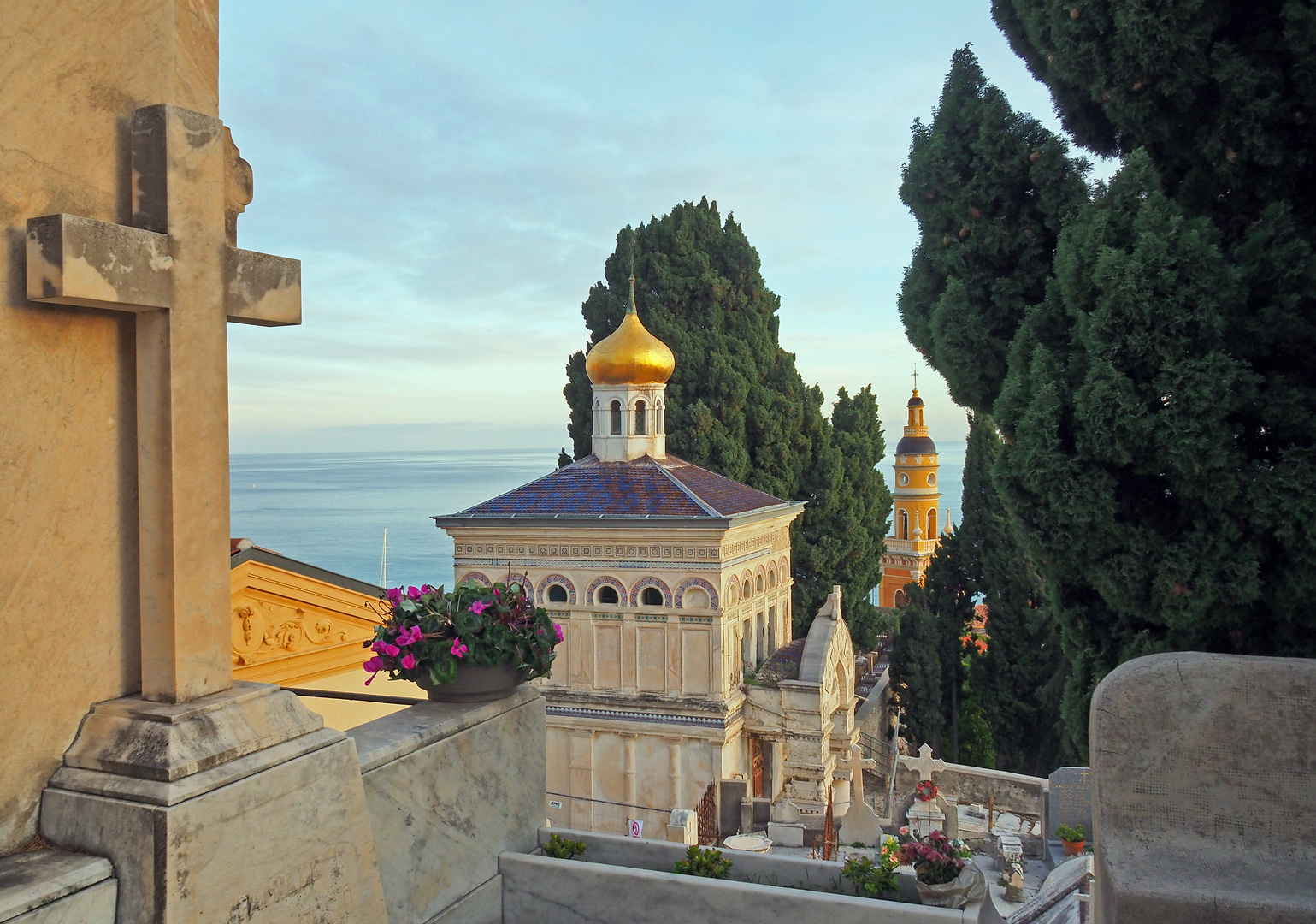 Une vue à partir du Cimetière du Vieux-Château