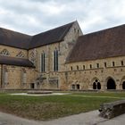 Une vue de l'abbaye de l'Epau (Sarthe)