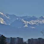 Une vue de mon balcon.....( Massif de Beldonne)