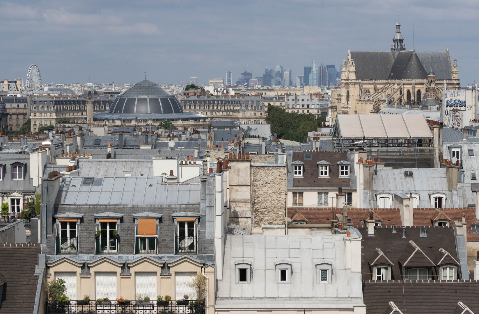 Une vue de Paris de Beaubourg