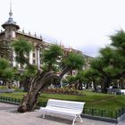 Une vue des jardins Alderdi Eder -- San Sebastian - Eine Sicht von dem Alderdi-Eder Park