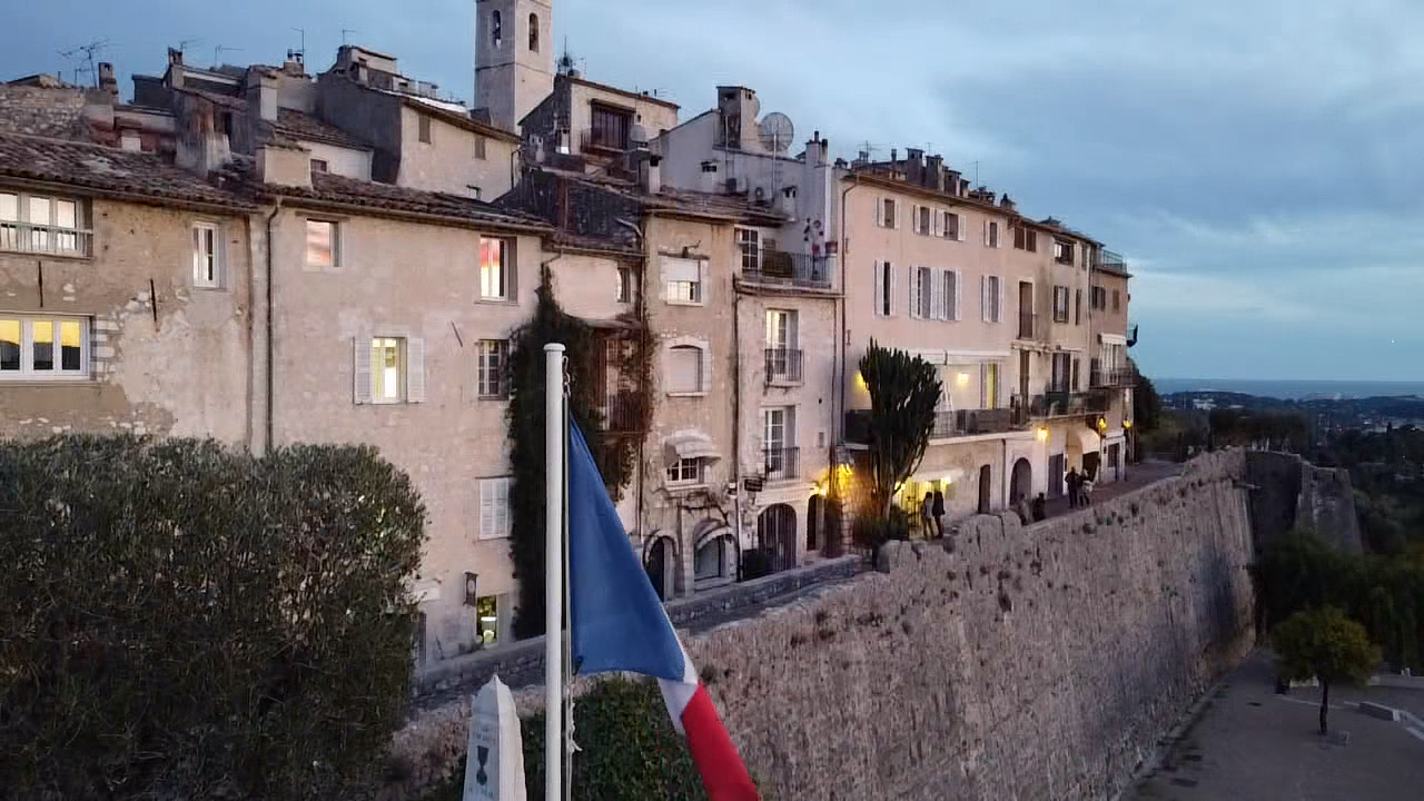 Une vue des remparts de Saint-Paul-de-Vence