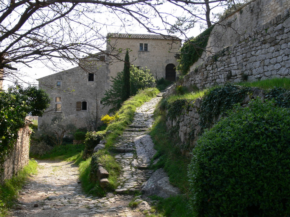 une vue d'Opède le Vieux