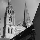 Une vue originale de la Cathédrale de Chartres