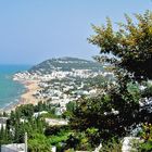 Une vue sur la côte de La Marsa depuis Gammarth