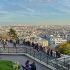 Une vue sur Paris à partir de Montmartre