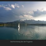 UNENDLICHE WEITE .........der Forggensee