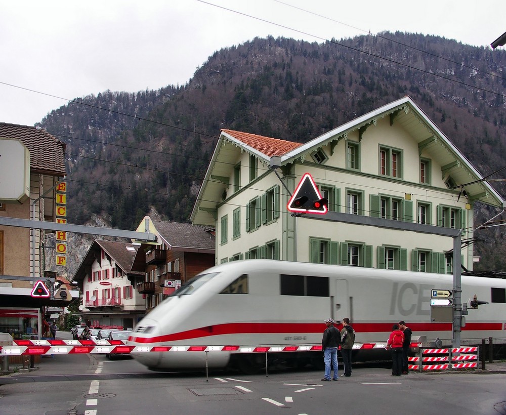 Unerwartete Begegnung in Interlaken