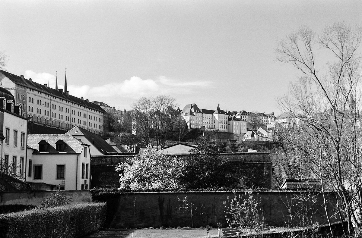 Unesco-Welterbe Corniche in der Stadt Luxemburg