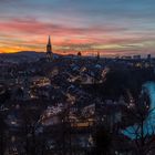 Unesco Welterbe im Sonnenuntergang