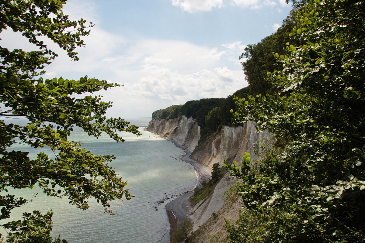 UNESCO Weltnaturerbe, Rügen Kreidefelsen vom Hochufer aus