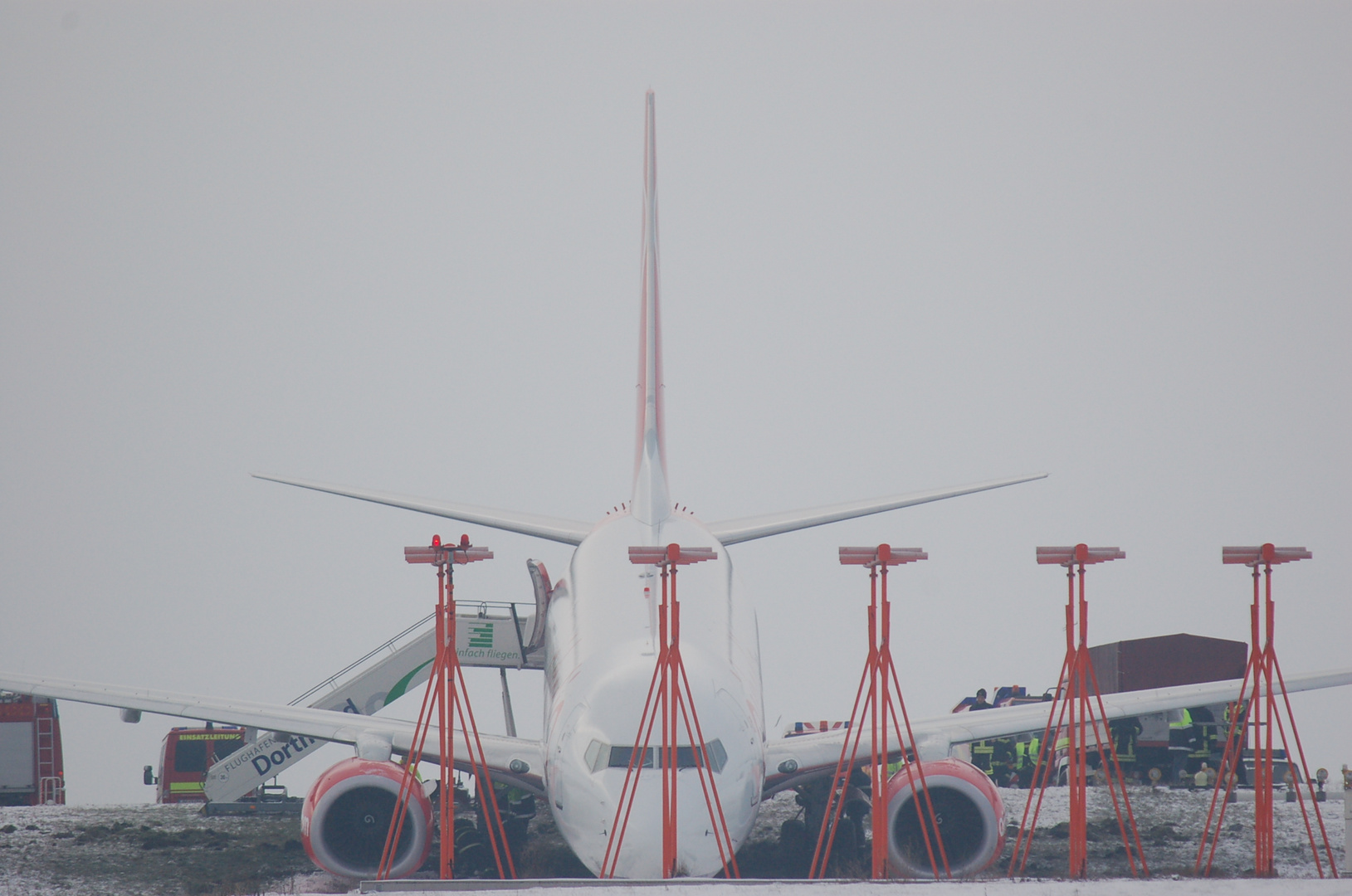 Unfall am Flughafen Dortmund