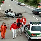 Unfall auf der Autobahn