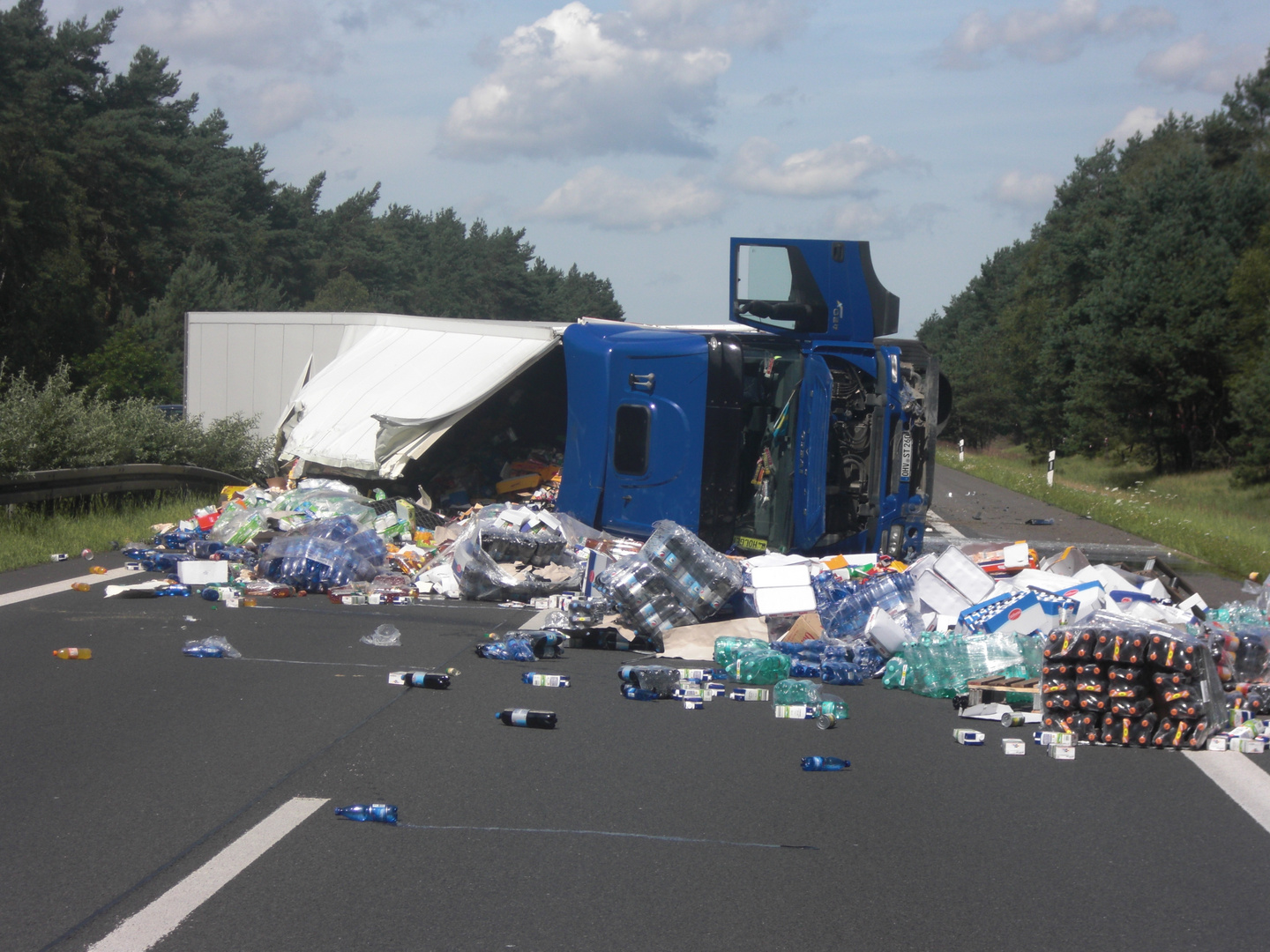 Unfall auf der Autobahn